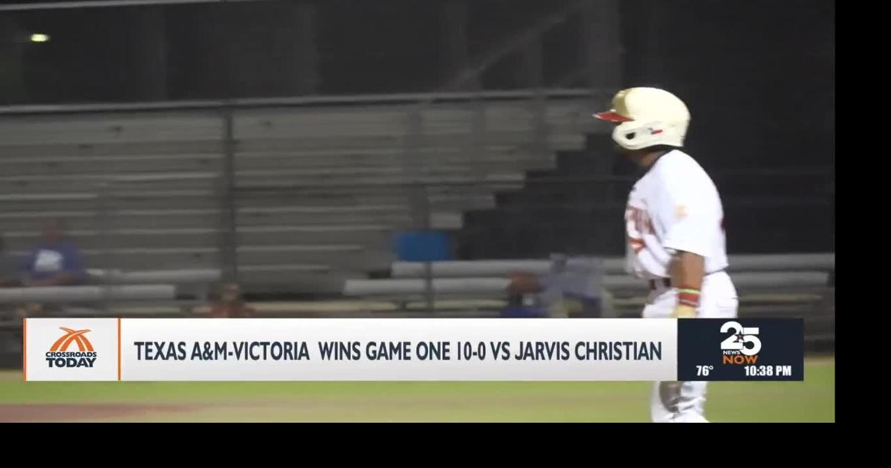 Texas A&M-Victoria baseball opens home playoff series with 10-0 victory vs Jarvis Christian