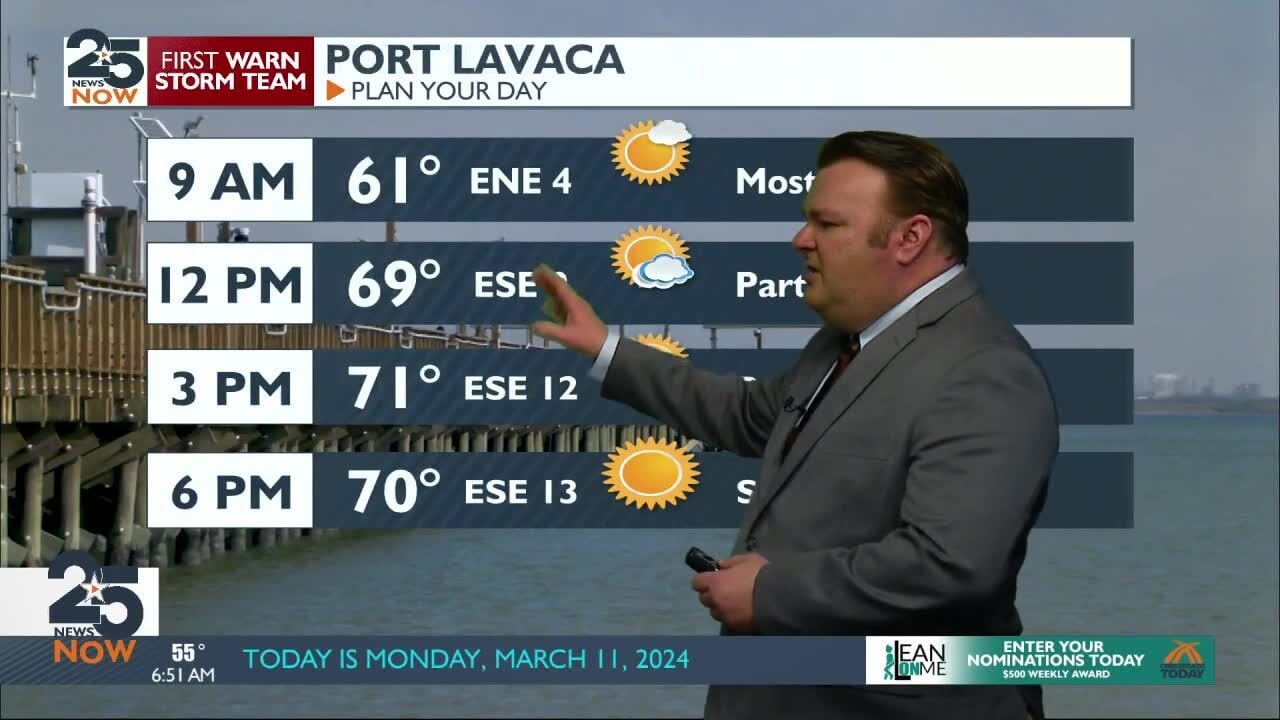 Sunrise Monday Forecast | Video | Crossroadstoday.com