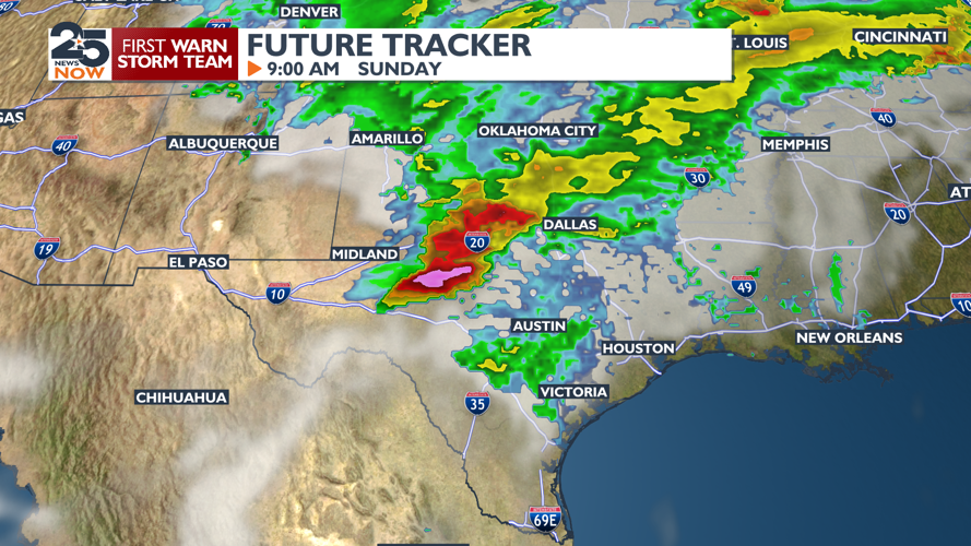 Cool front tomorrow and rain/storm chances for Easter weekend | Weather ...
