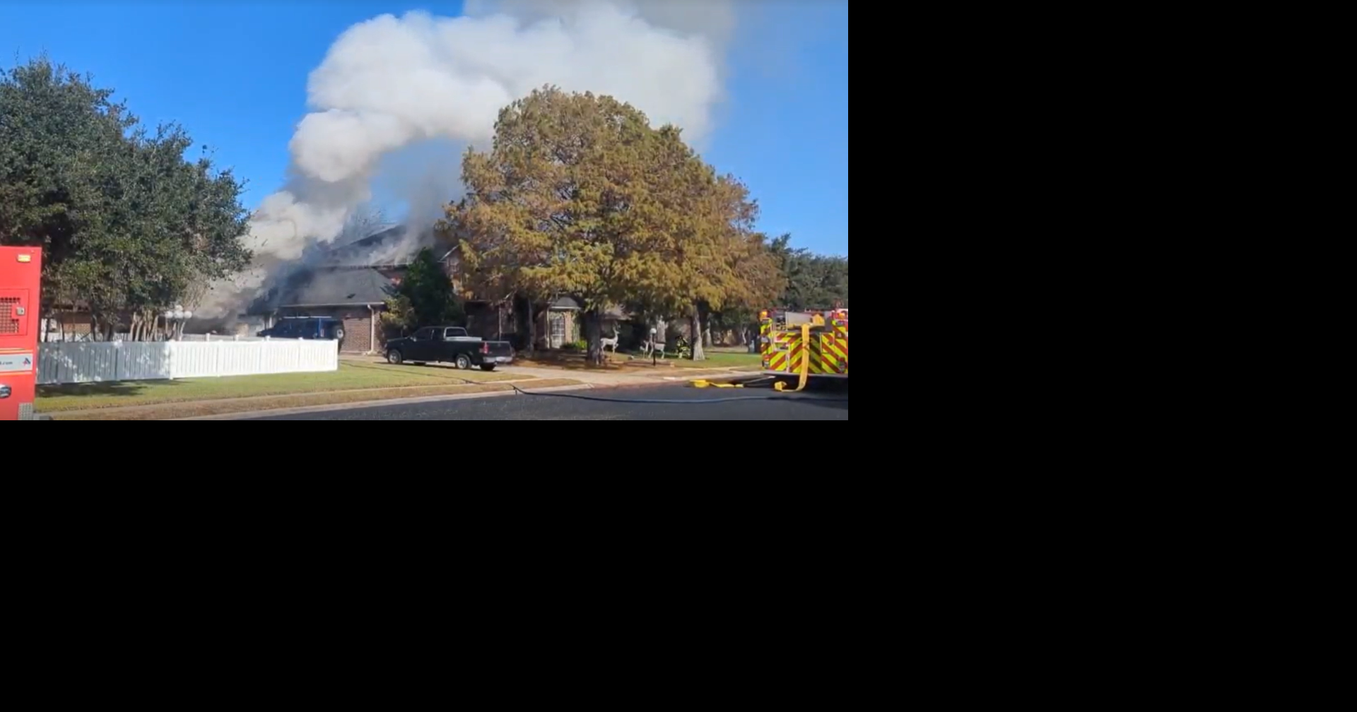 Victoria firefighters stop house fire from spreading