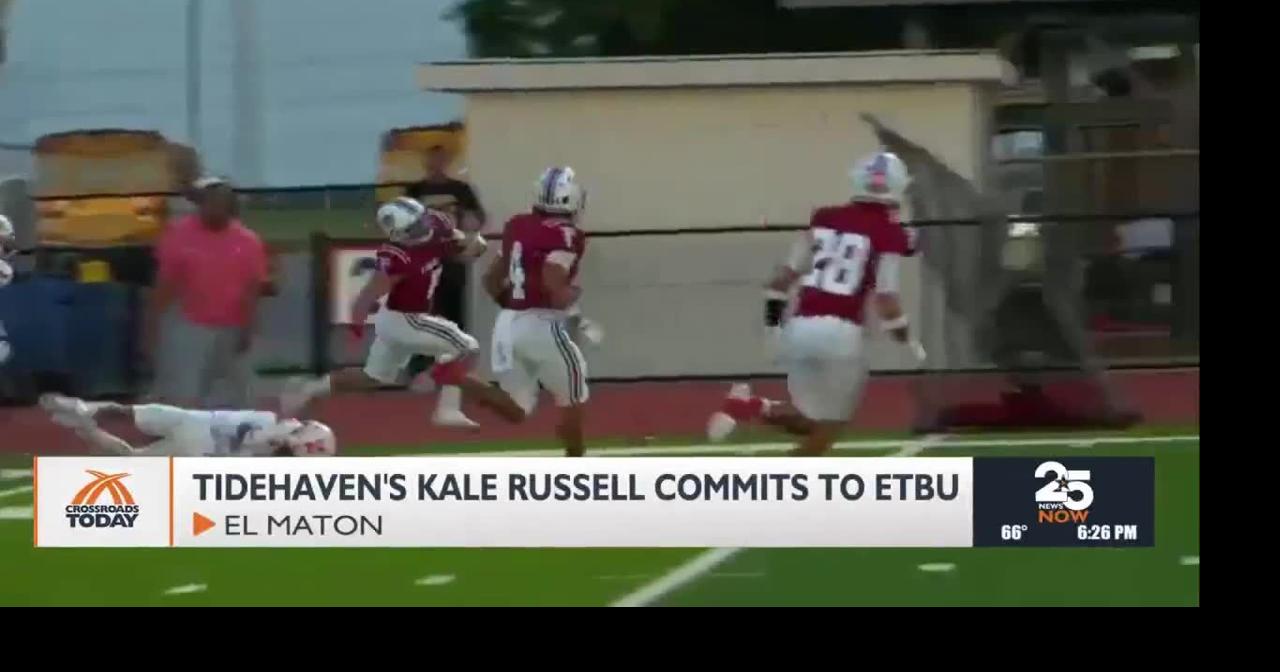 Former Tidehaven quarterback Kale Russell commits to East Tennessee Baptist University