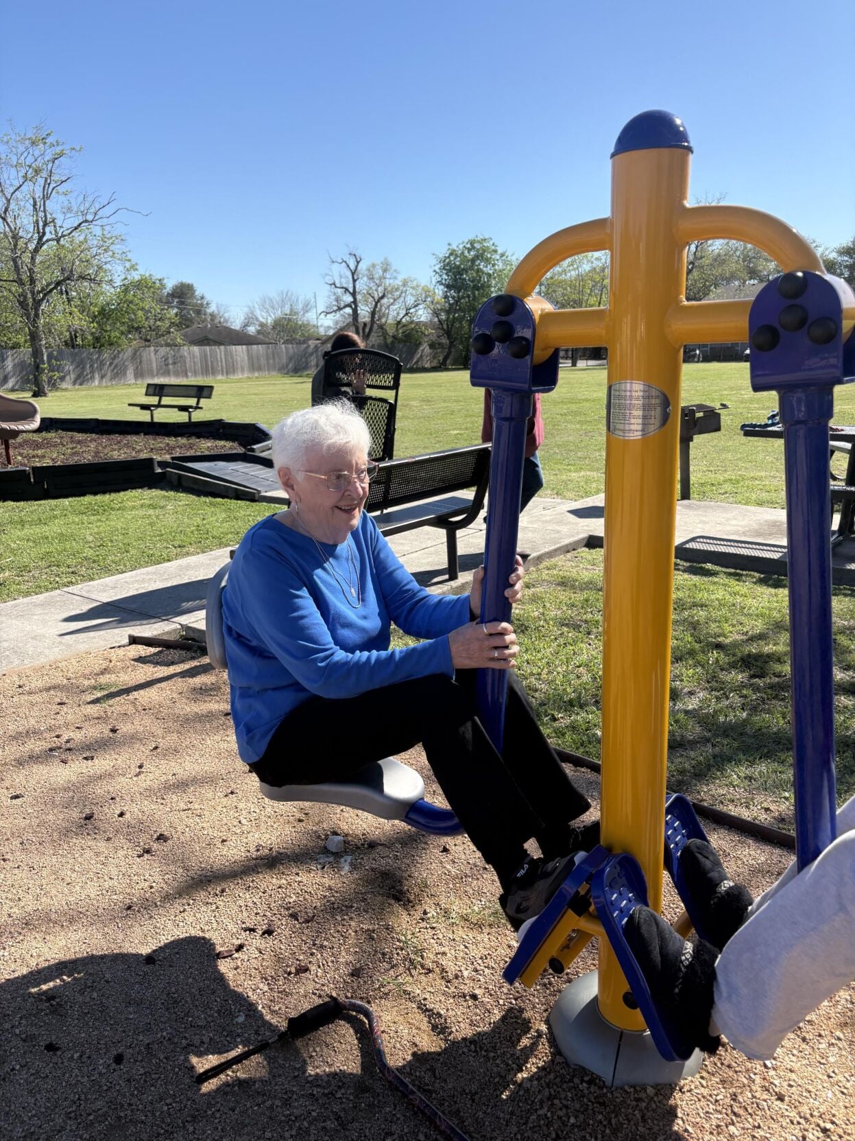 Outdoor fitness area