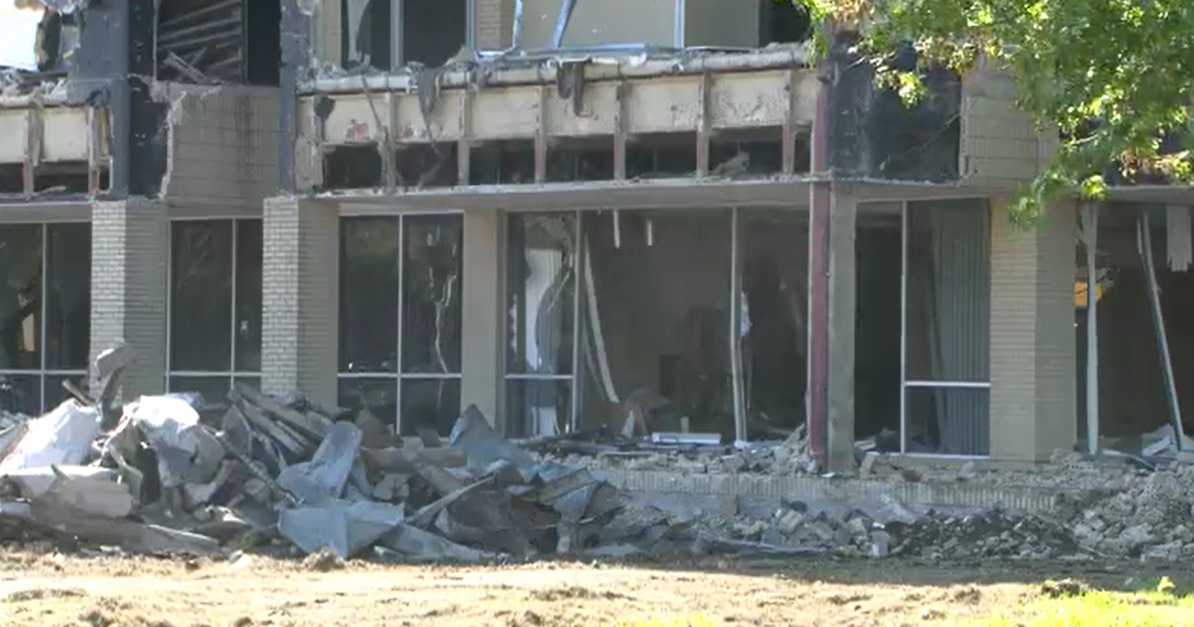 Victoria College library relocates as old building is demolished