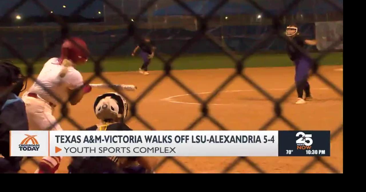 Texas A&M–Victoria softball splits series against # 20 LSU Alexandria, walk off game two