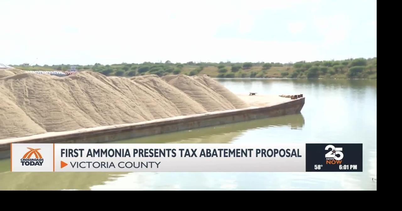 Victoria County Commissioners consider tax abatement for ammonia plant