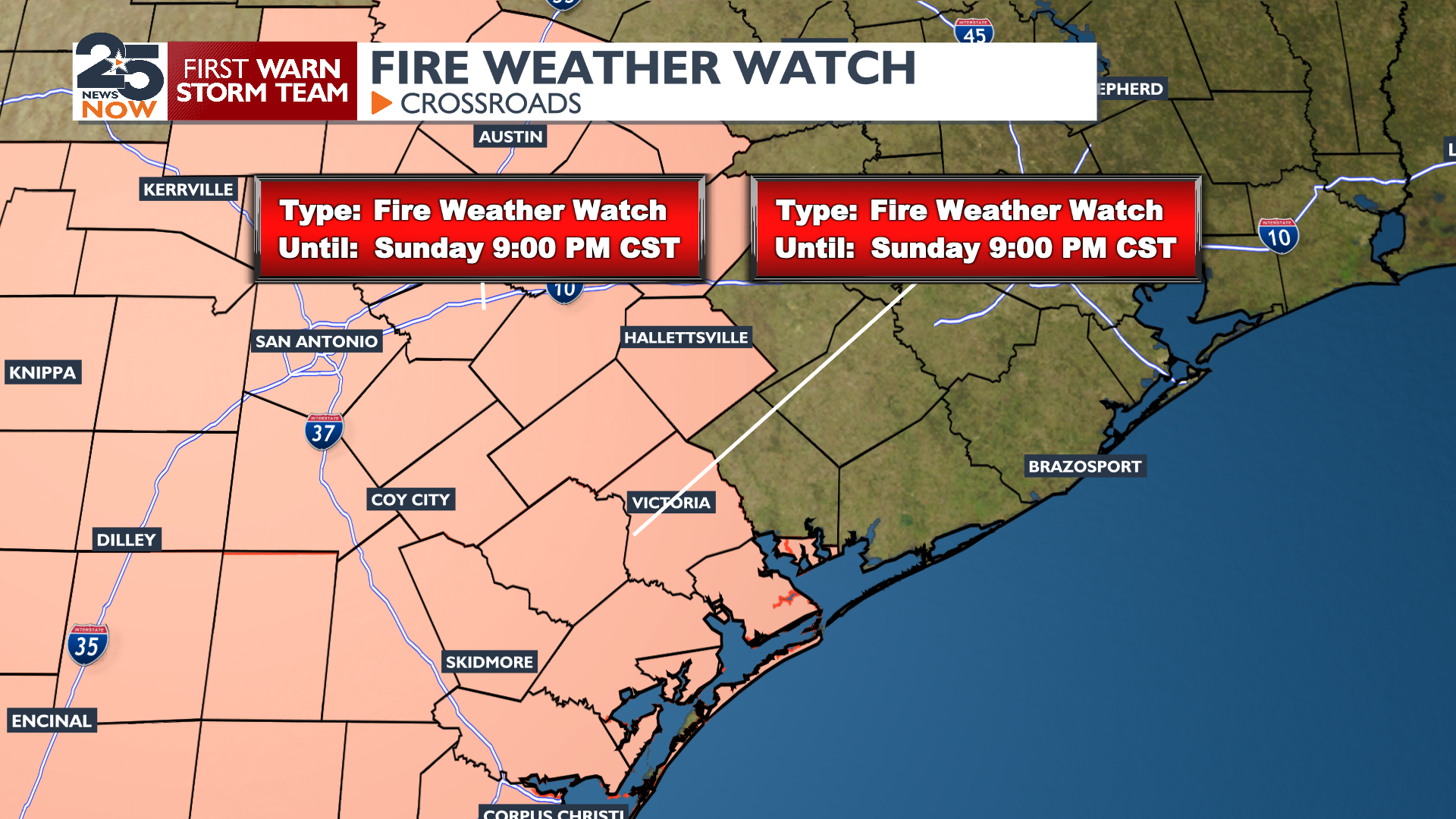 Cold front to bring potential fire risk | News | crossroadstoday.com