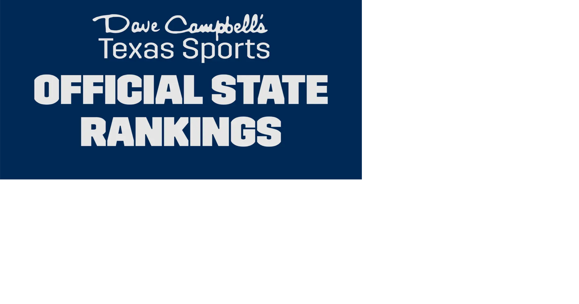 Week 1 shakes up the Texas high school football rankings