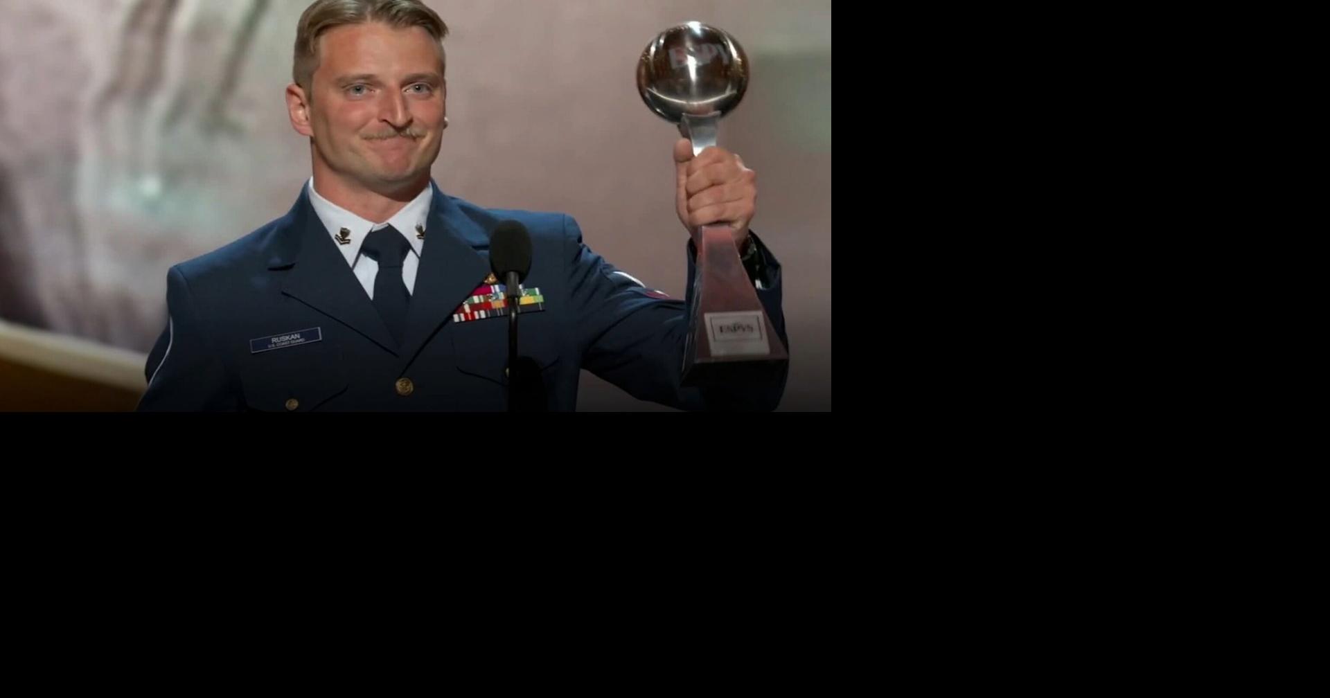 Coast Guard's Scott Ruskin honored With Pat Tillman Award for Service