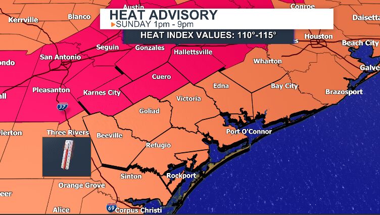Heat Advisory in effect until 9 pm | Local News | crossroadstoday.com
