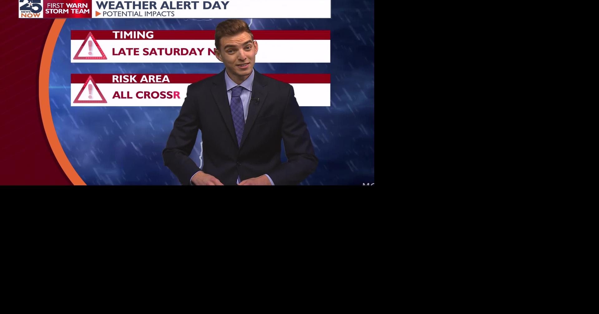 Alert Day issued Easter weekend for severe weather and heavy rain ...