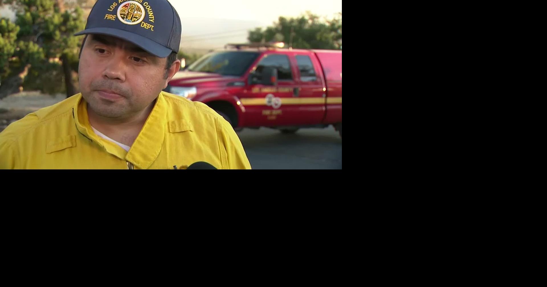 RAW: CA: SUMMIT FIRE/TEMPURATURES & WIND SOT