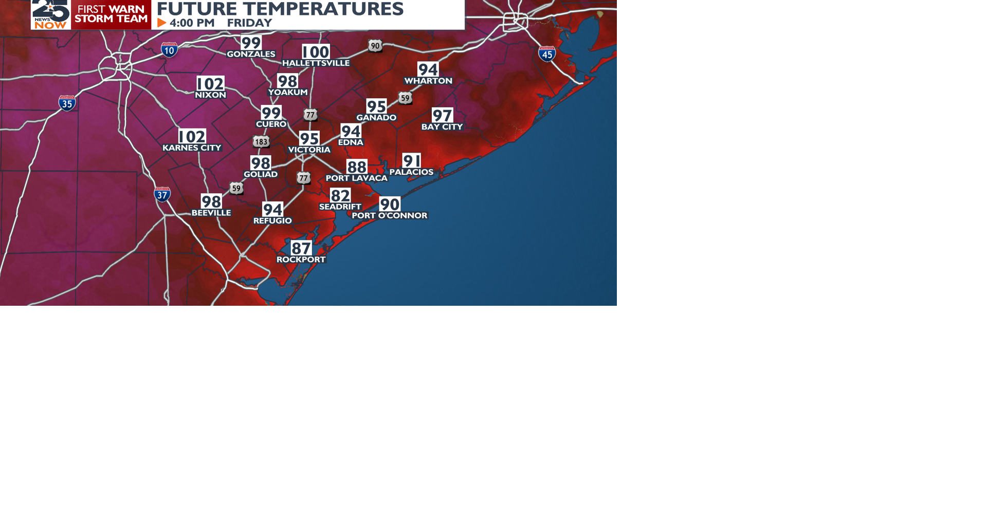The heat continues this weekend | Weather | crossroadstoday.com