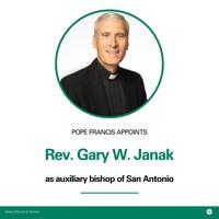 Pope Francis appoints Rev. Gary W. Janak as auxiliary bishop of ...