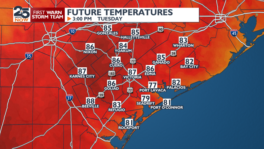 Staying warm and breezy this week | Weather | crossroadstoday.com