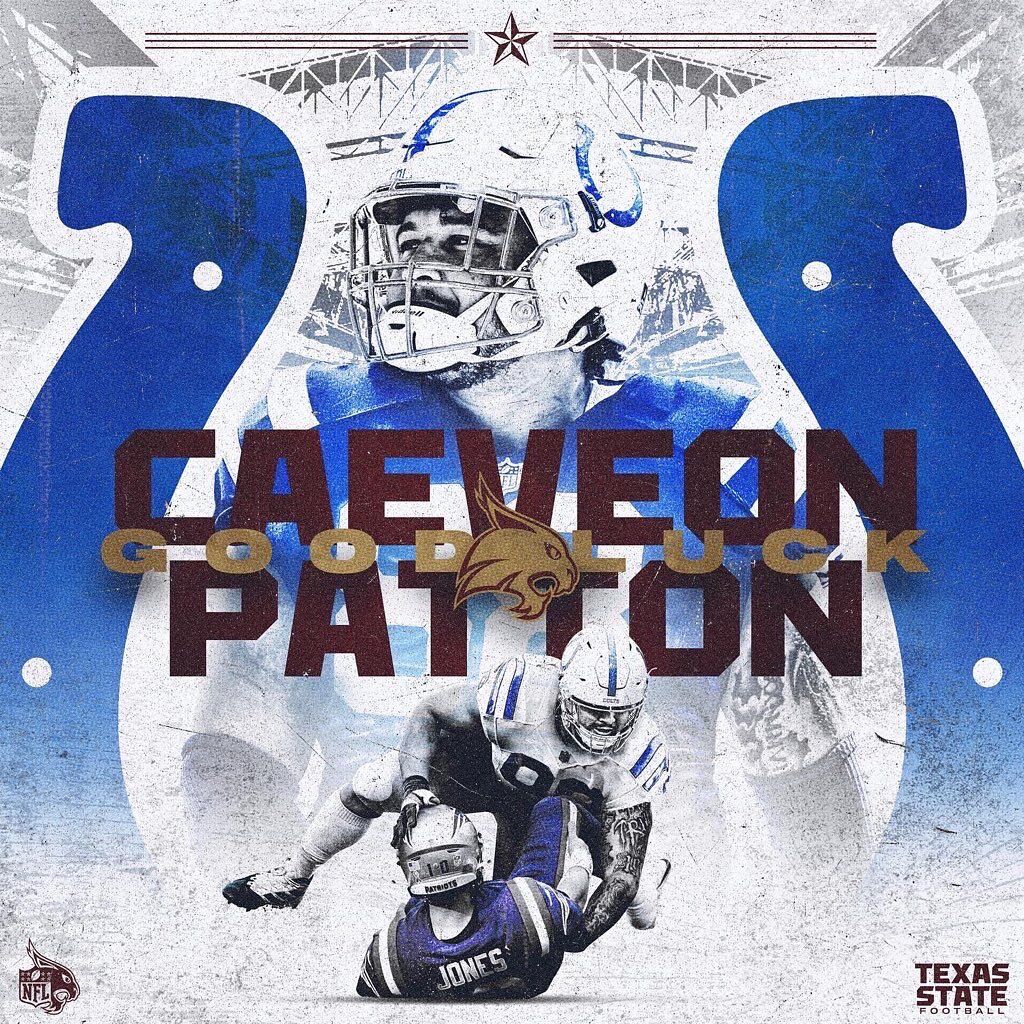 Patton Signs with Indianapolis Colts - Texas State Athletics