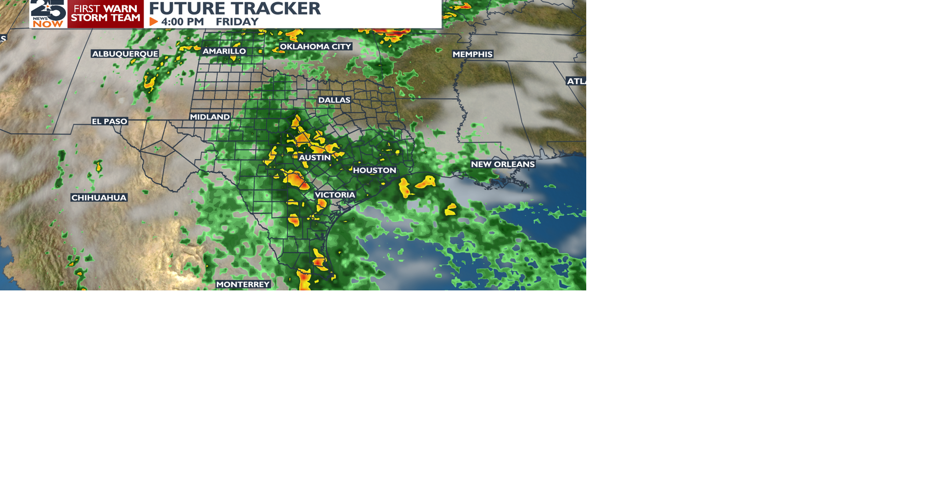 Chances for rain through the weekend | Weather | crossroadstoday.com
