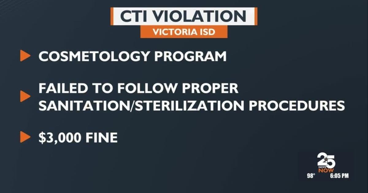 Victoria ISD paid $3,000 fine over cosmetology violation from 2023
