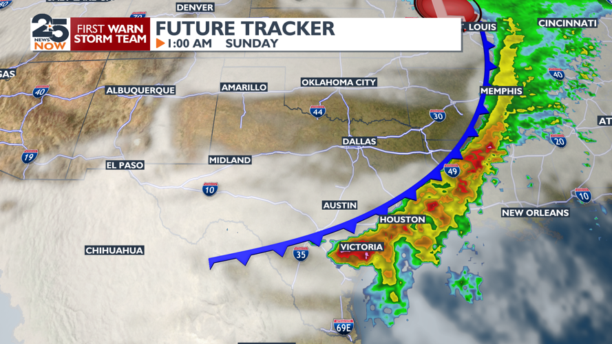 Cold front to drop temps and raise rain chances | News ...