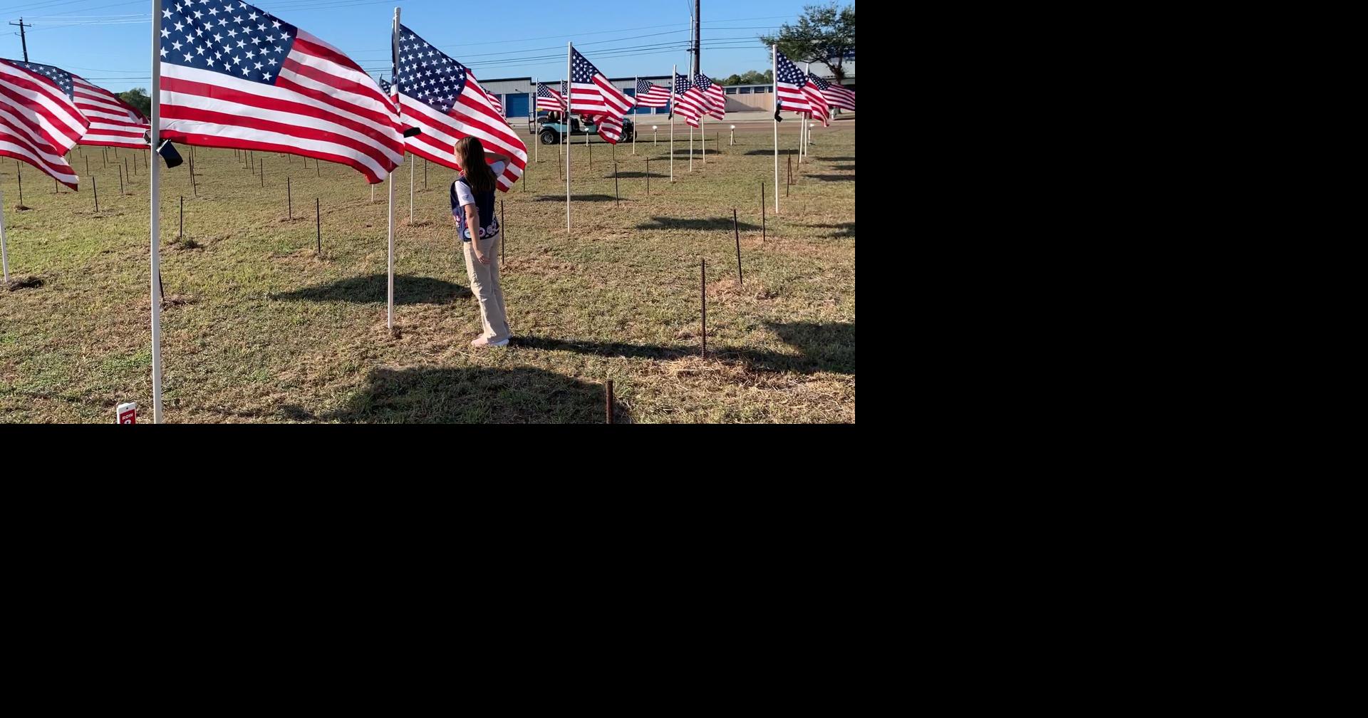 Patriotic morning at Warriors Weekend Field Of Honor