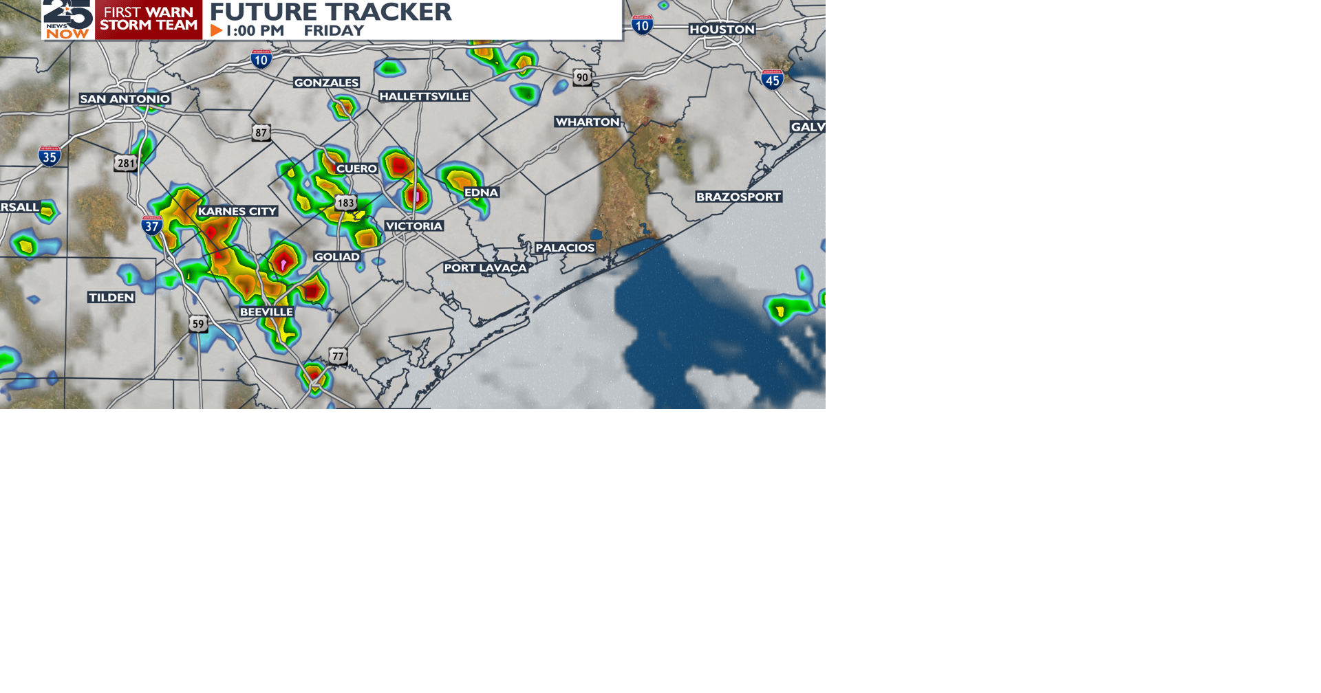 Moderate rain chances and Saharan dust coming soon