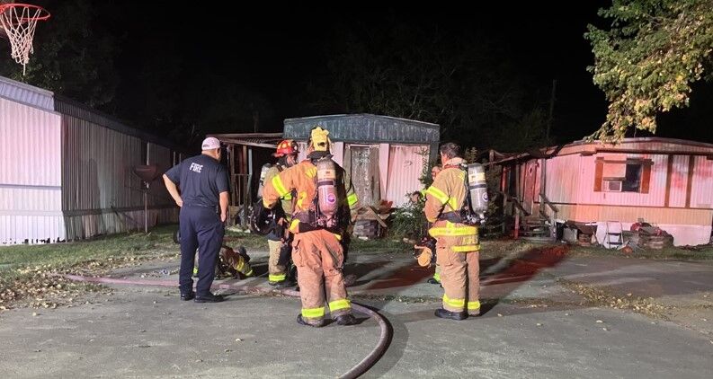 At least three people displaced after overnight fire destroys home ...