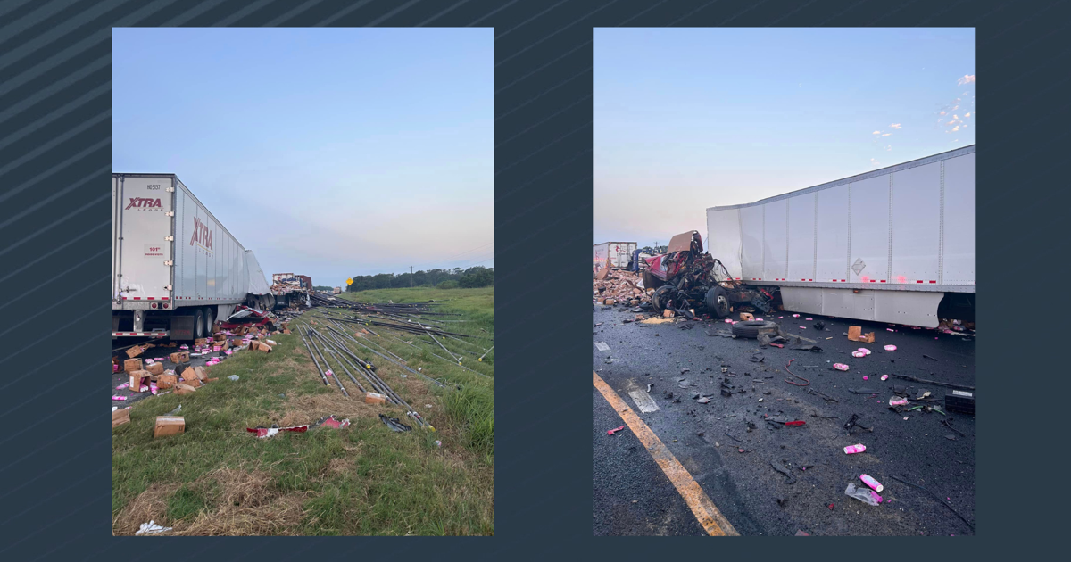 BREAKING: Major Wreck Shuts Down Southbound Highway 59 Near Wharton