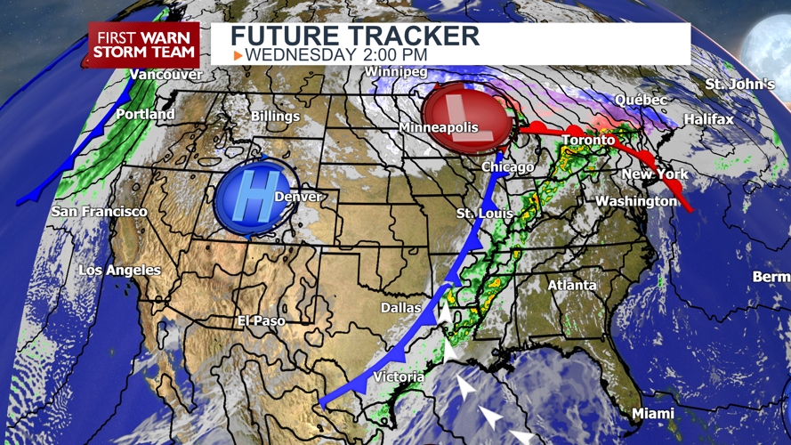 Significant Rainfall over the Crossroads Weather