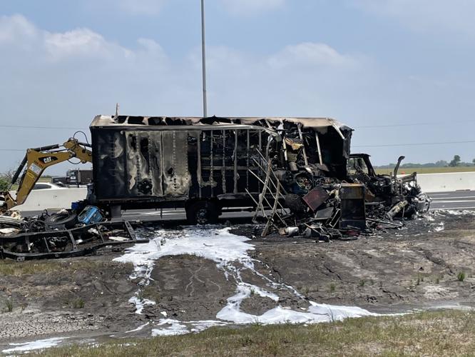 Semi Truck Catches Fire On Us 59 News 