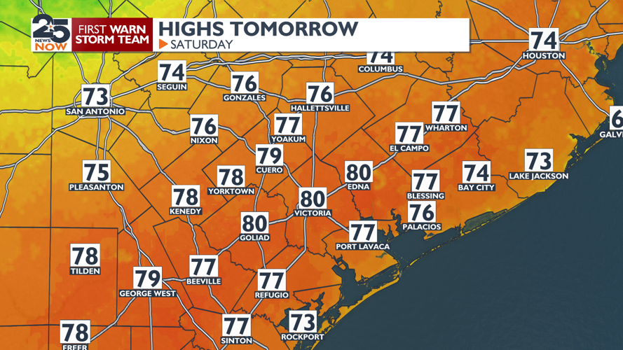Cool front tomorrow and rain/storm chances for Easter weekend | Weather ...