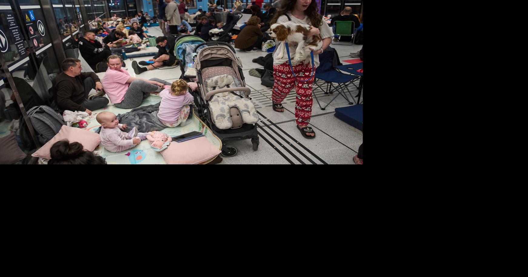 In familiar ritual, Israelis race to shelters to escape Iranian missile barrages