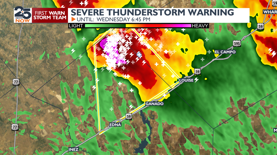 Severe Thunderstorm Warning till 6:45PM | Weather | crossroadstoday.com