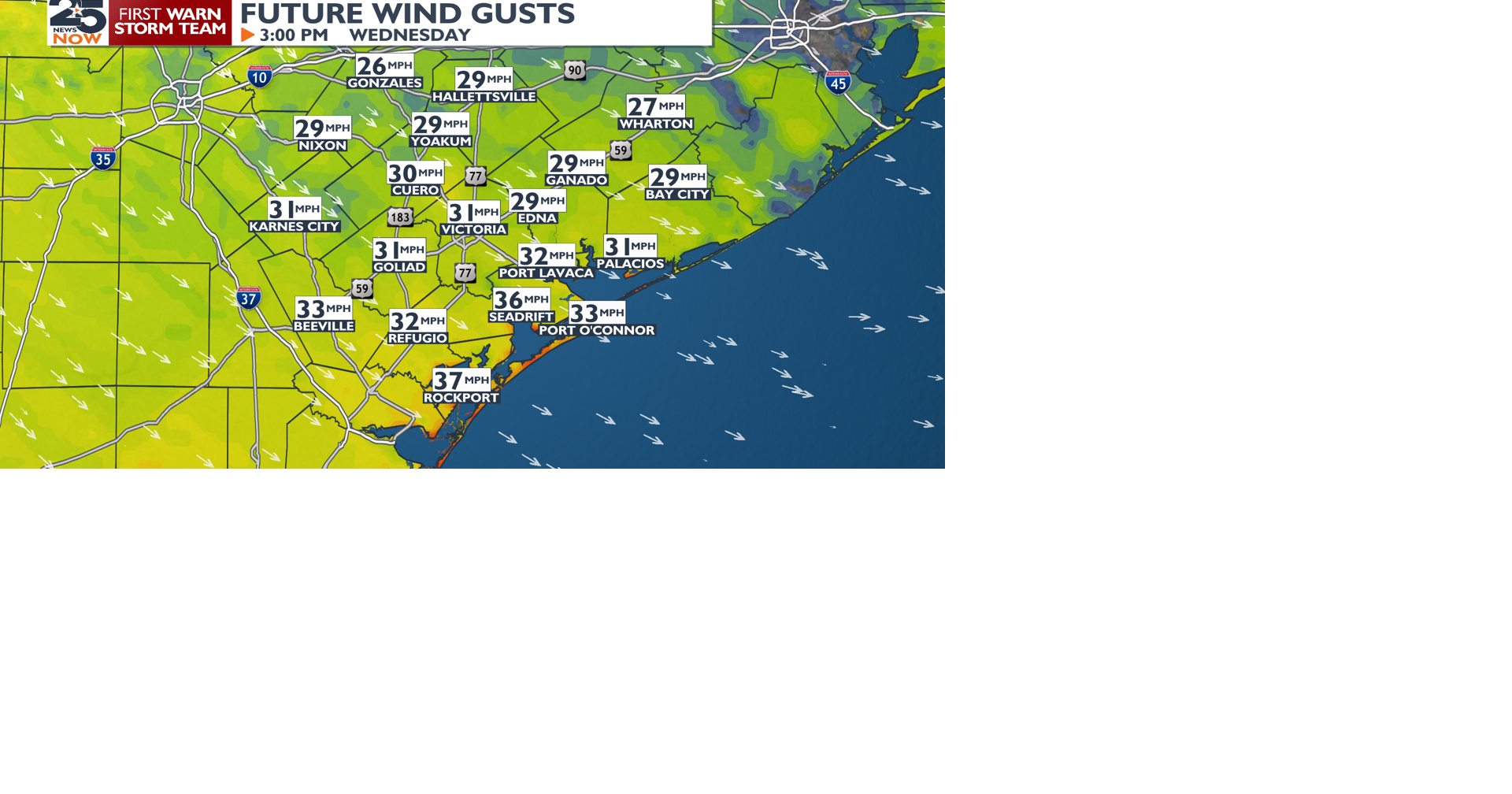 Storms exit and the nice weather returns | Weather | crossroadstoday.com