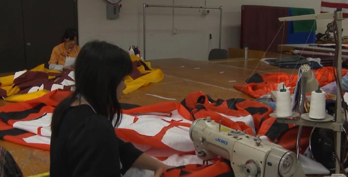 Boston Celtics championship banner made by Massachusetts company with