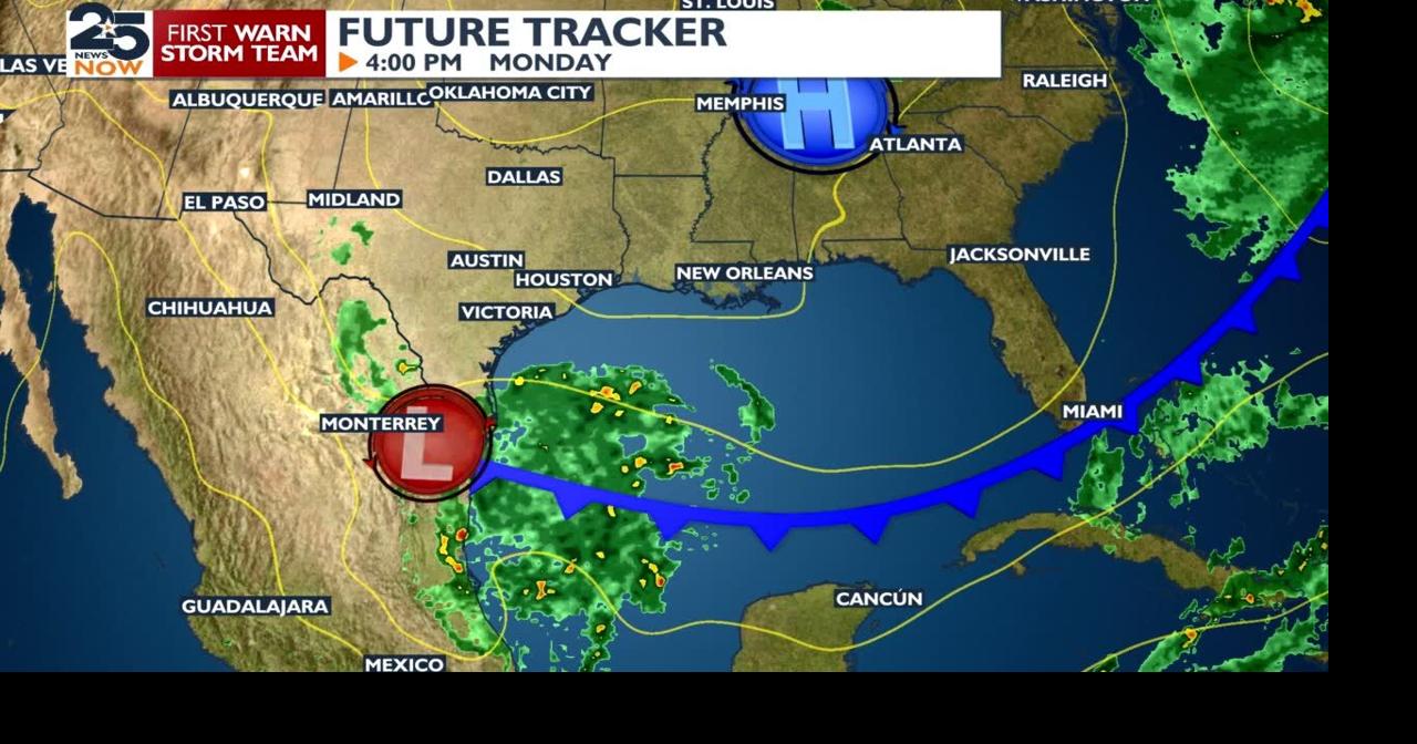 Changing temperatures this week with increasing rain chances ...