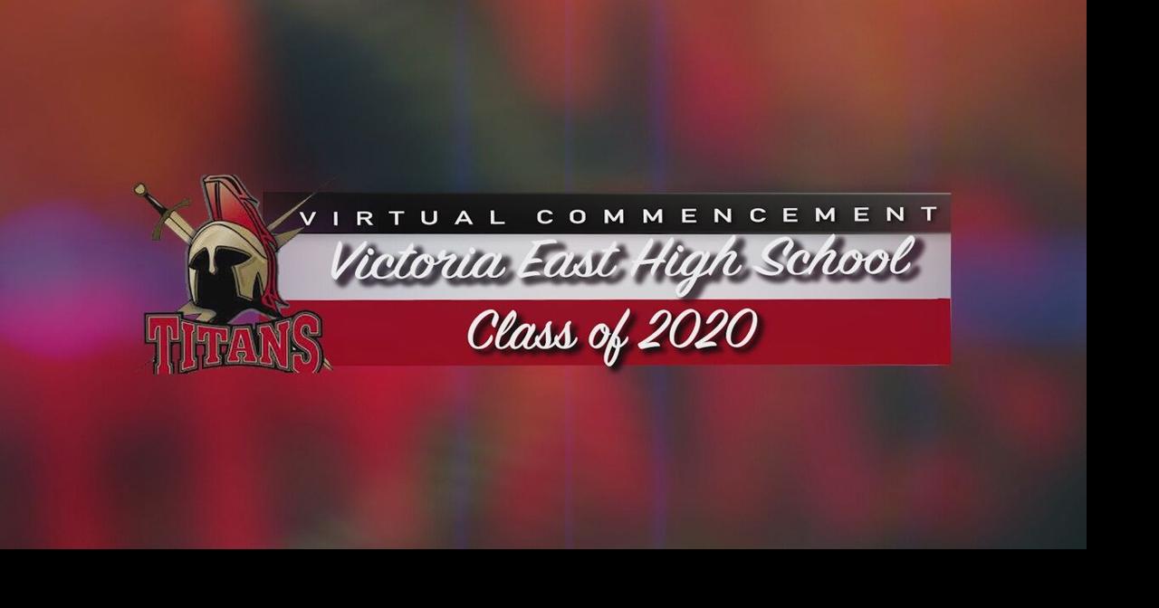 Graduation ceremony for Victoria East High School Titans Coronavirus
