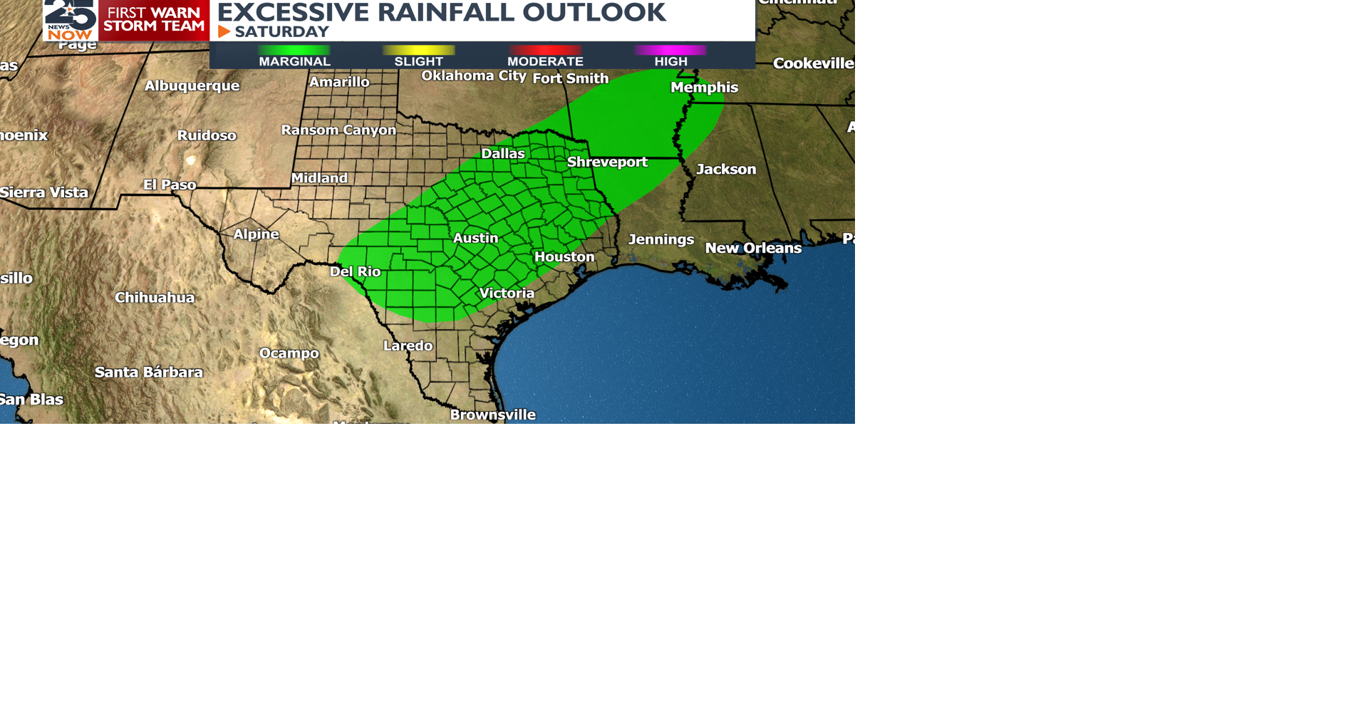 Heavy rain and storms possible this weekend | Weather | crossroadstoday.com