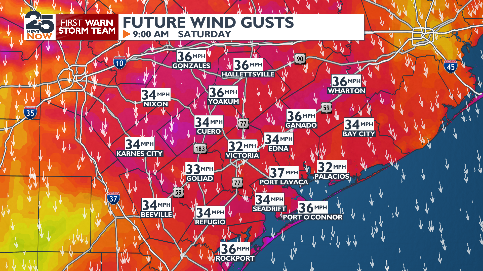 Cold front tomorrow brings decent rain chances and chilly temps | News ...