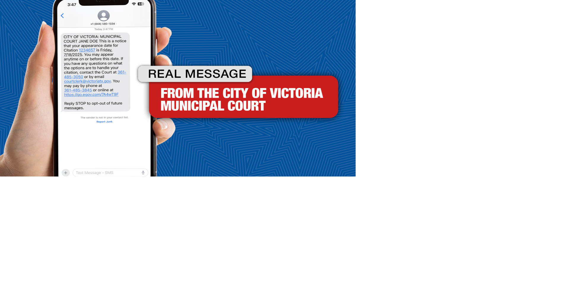 Victoria court warns of fake texts demanding payment | News ...