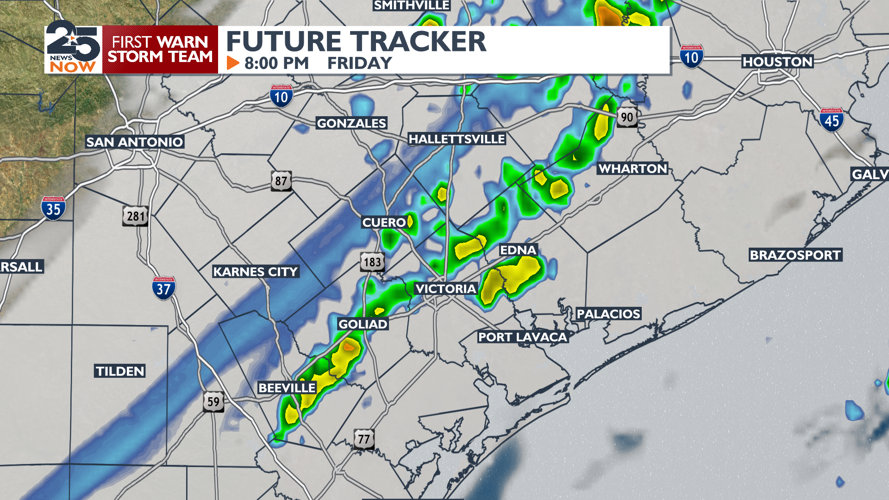 Cold front tomorrow brings decent rain chances and chilly temps | News ...