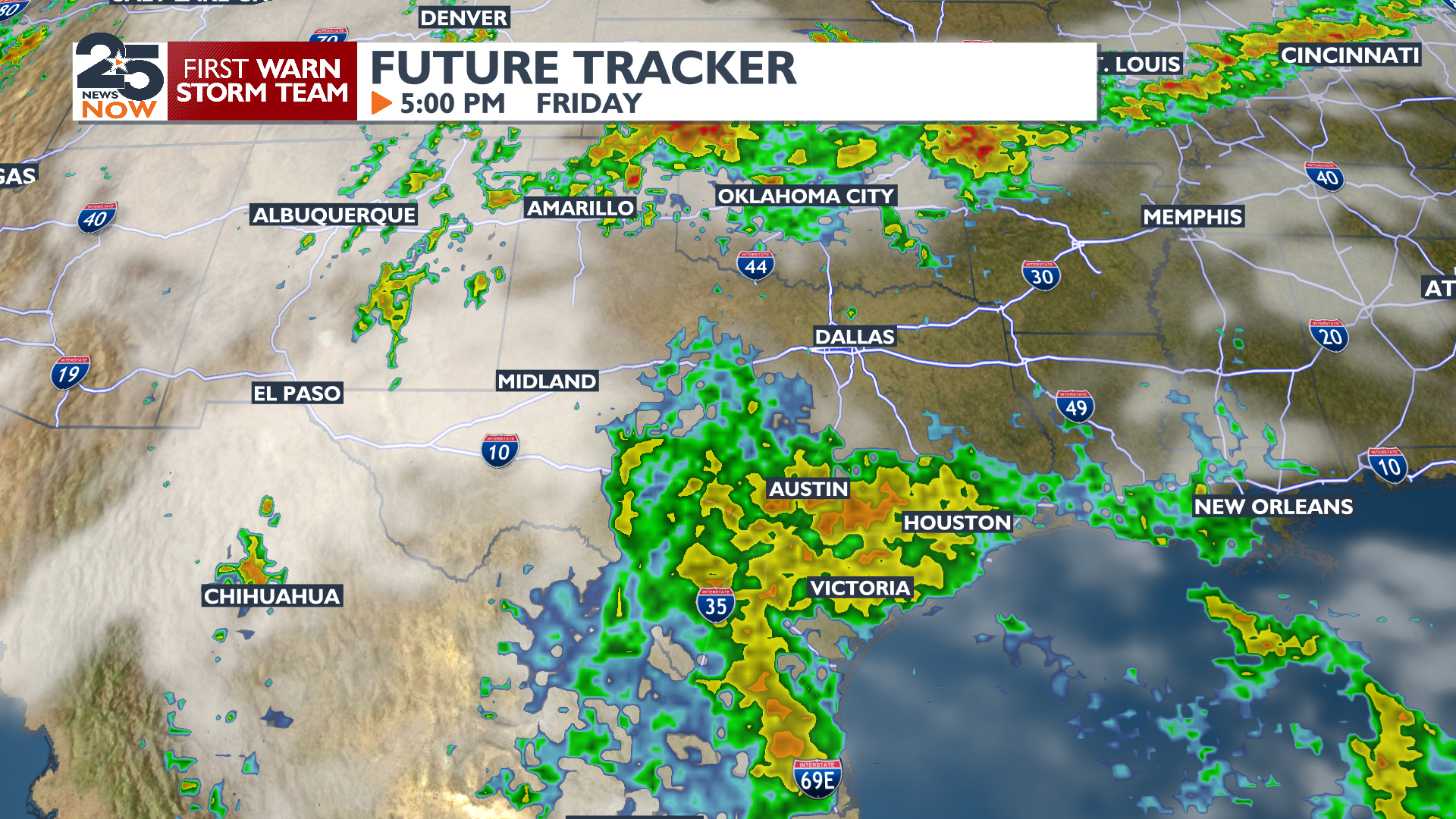 Late week rain chances likely and continuing into next week | Weather ...