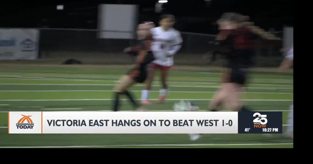 Victoria East and West soccer split rival series at Memorial Stadium