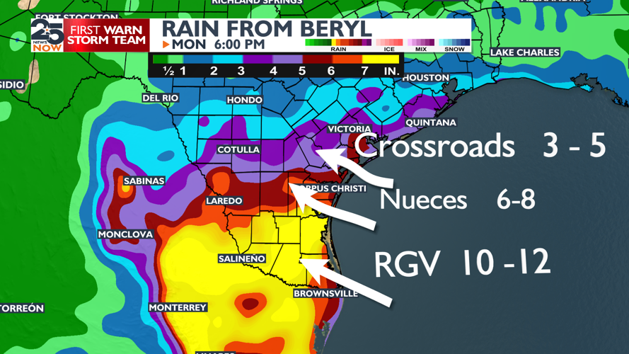 Tropical Storm Beryl to bring heavy rain to Texas | News ...