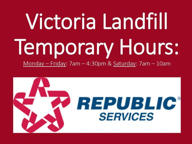 Victoria Landfill to Temporarily Change Operating Hours Sunrise