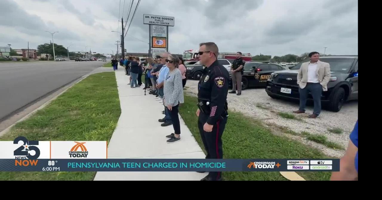 Local first responders sound off with voices and sirens regarding child ...