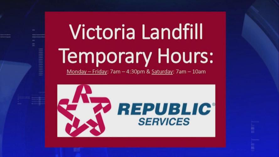 Victoria Landfill to Temporarily Change Operating Hours Sunrise