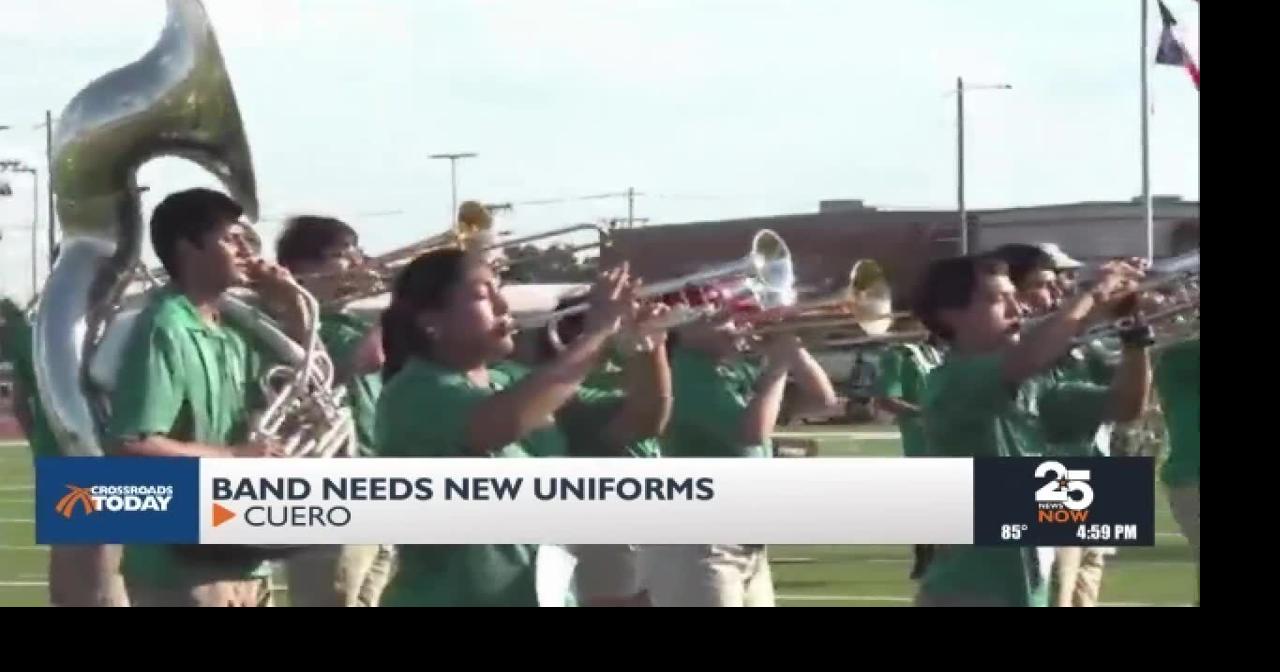 Cuero high school band fundraising for new uniforms