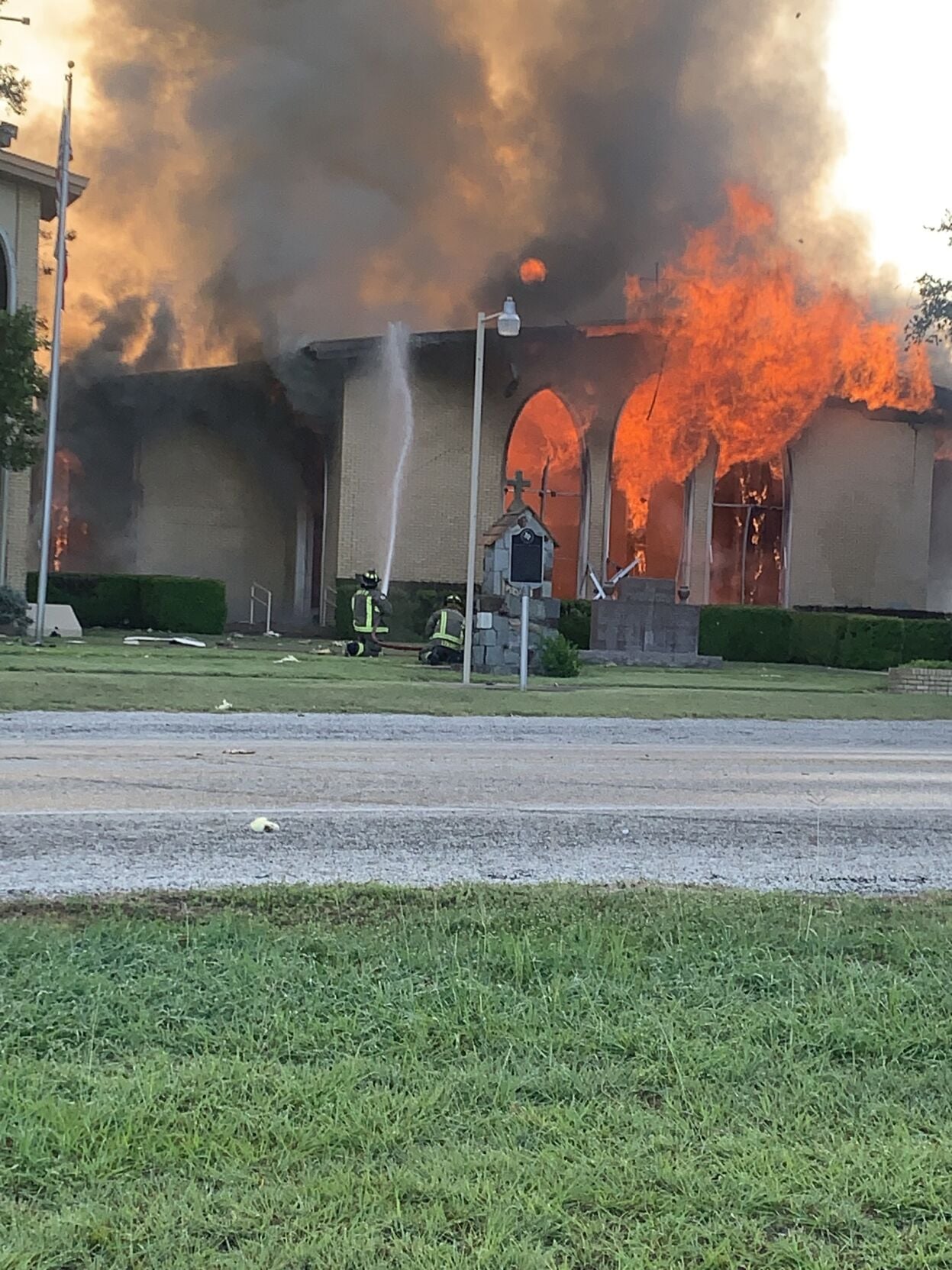 Elderly lady sustains injuries from church fire | Local News ...