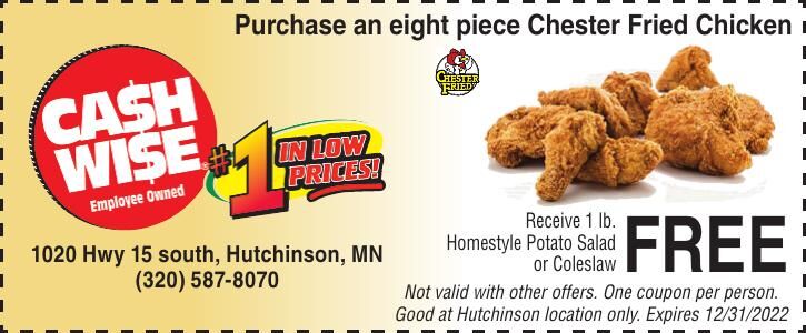 Purchase an eight piece Chester Fried
