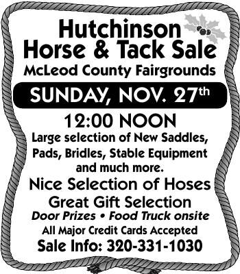 Hutchinson Horse & Tack Sale McLeod