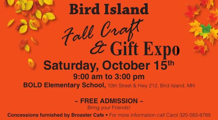 Fall Craft & Gift Expo Saturday,